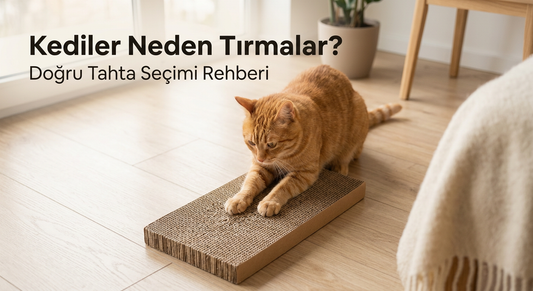 Kedi Tırmalama Tahtası Nasıl Seçilir? Malzeme ve Boyut Rehberi