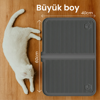 Silikon Kum & Mama Matı — Katlanabilir, Yıkanabilir