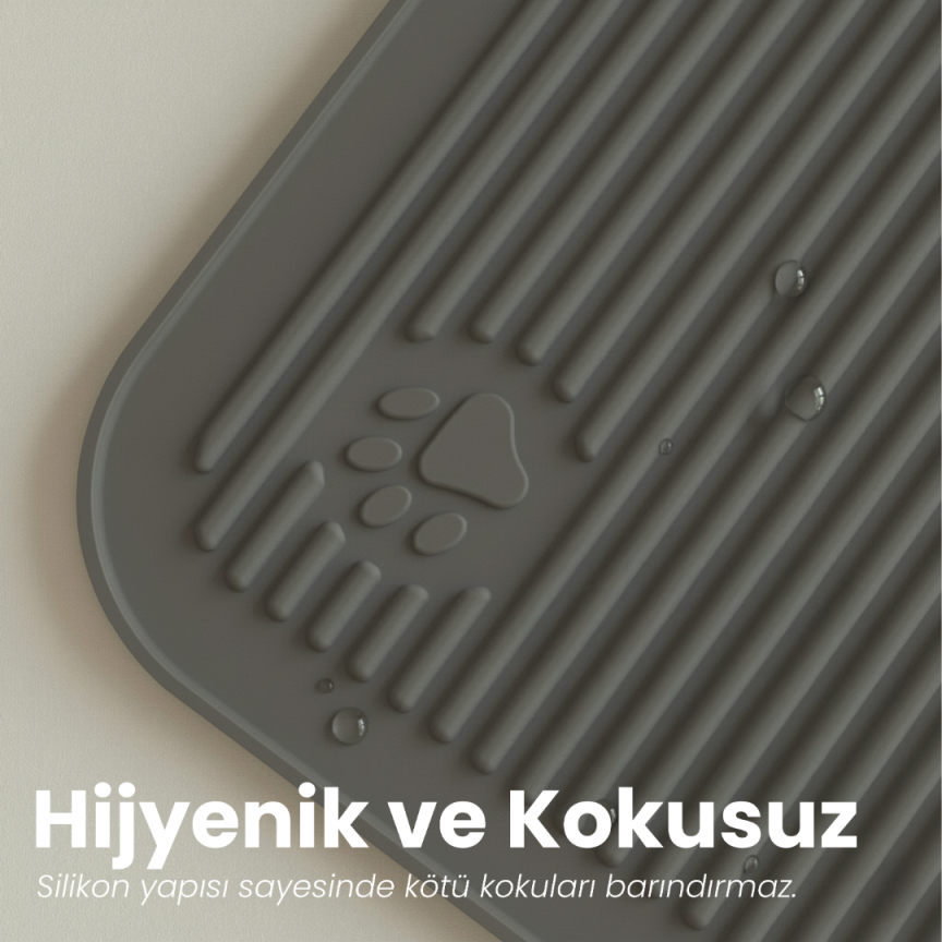 Silikon Kum & Mama Matı — Katlanabilir, Yıkanabilir