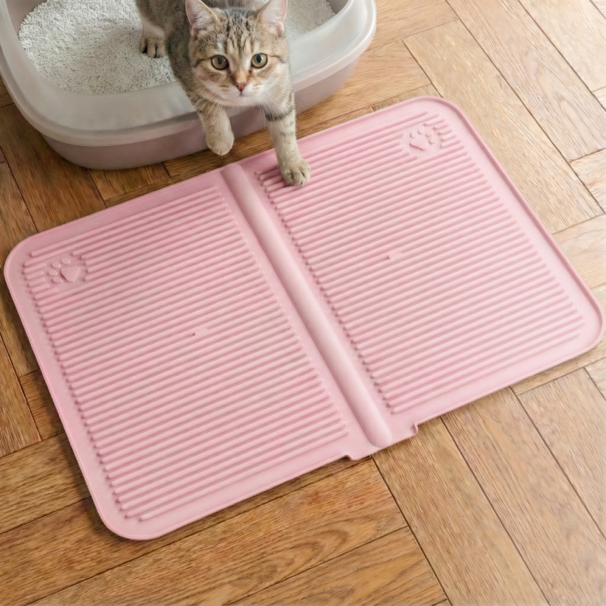 Silikon Kum & Mama Matı — Katlanabilir, Yıkanabilir