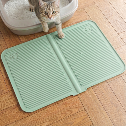 Silikon Kum & Mama Matı — Katlanabilir, Yıkanabilir