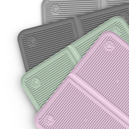 Silikon Kum & Mama Matı — Katlanabilir, Yıkanabilir