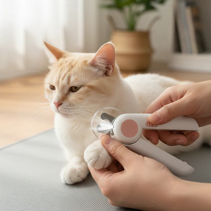 Patila Işıklı Tırnak Makası — LED'li, Kedi & Köpek