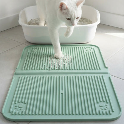 Silikon Kum & Mama Matı — Katlanabilir, Yıkanabilir