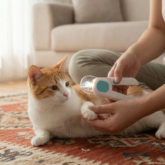 Patila Işıklı Tırnak Makası — LED'li, Kedi & Köpek
